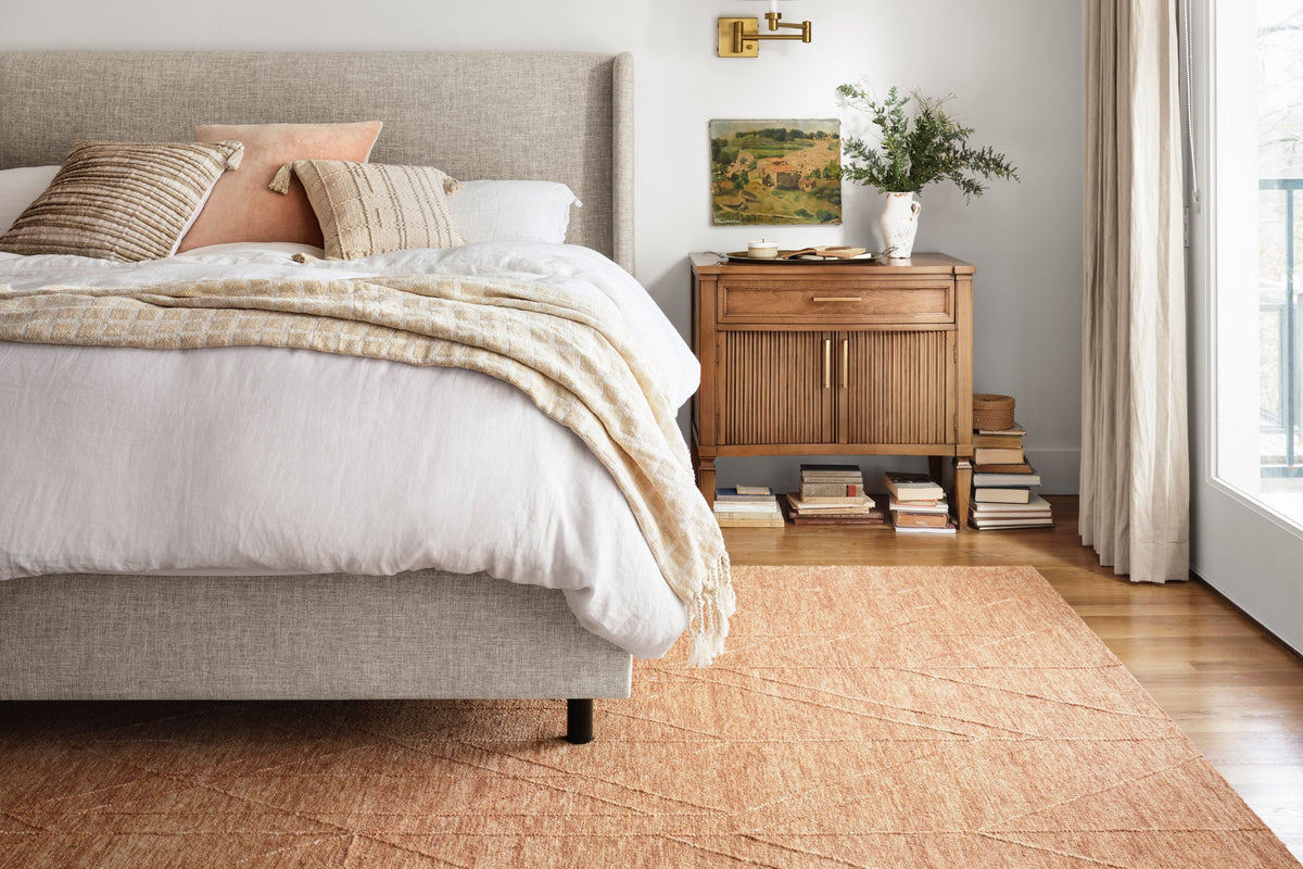 Mavelle Sarah Terracotta Rug area rug - Side View