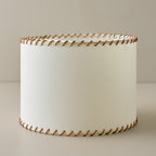 Mavelle Whipstitch Drum Shade lamp shade - Detail View