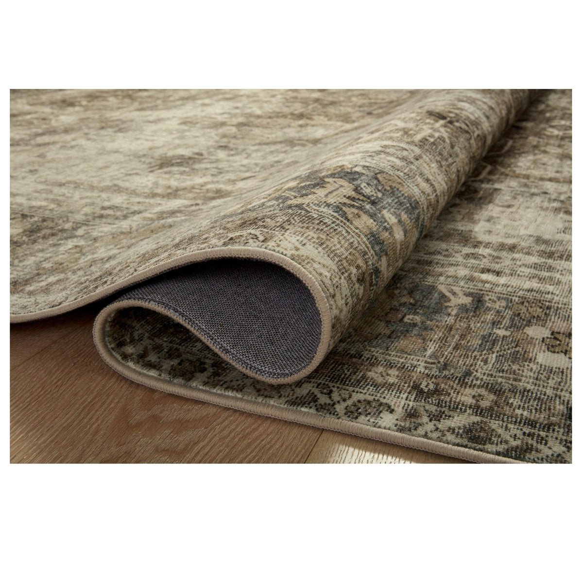Mavelle Sinclair Pebble Taupe Rug area rug - Side View