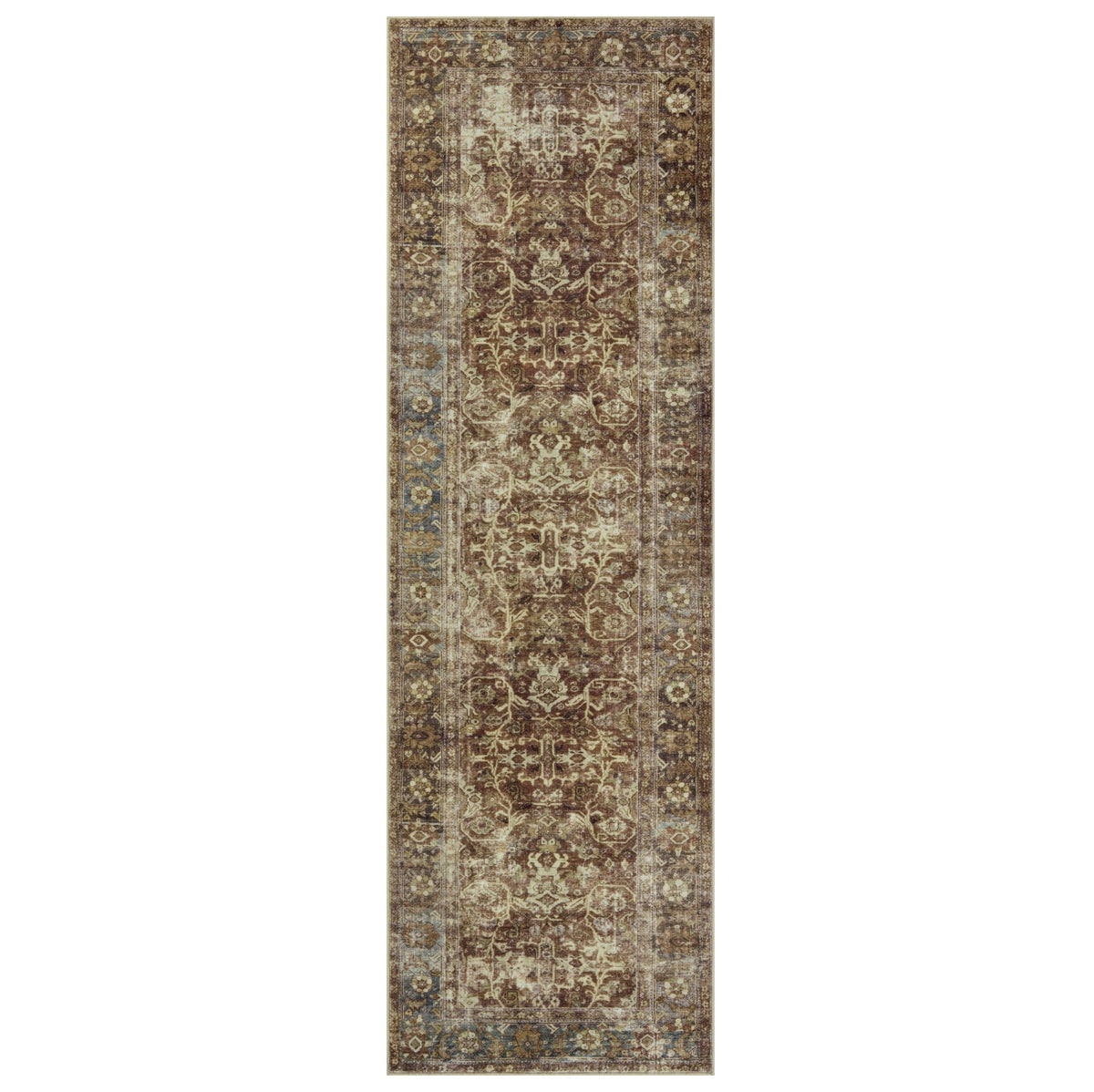 Mavelle Sinclair Rust Lagoon Rug area rug - Side View