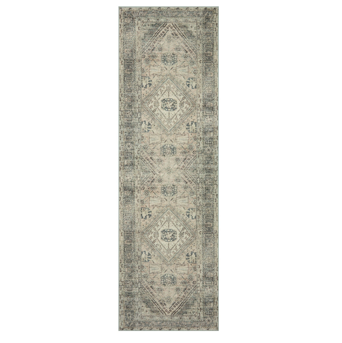 Mavelle Sinclair Natural Sage Rug area rug - Styled in Room