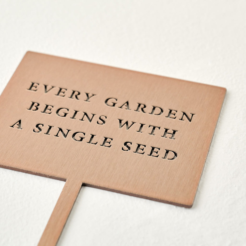 Mavelle Single Seed Mini Garden Stake planter - Styled in Room