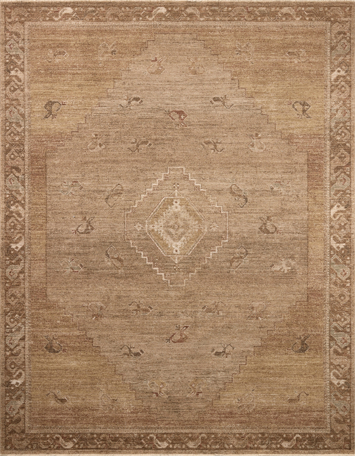 Mavelle Storrie Spice Beige area rug - Detail View
