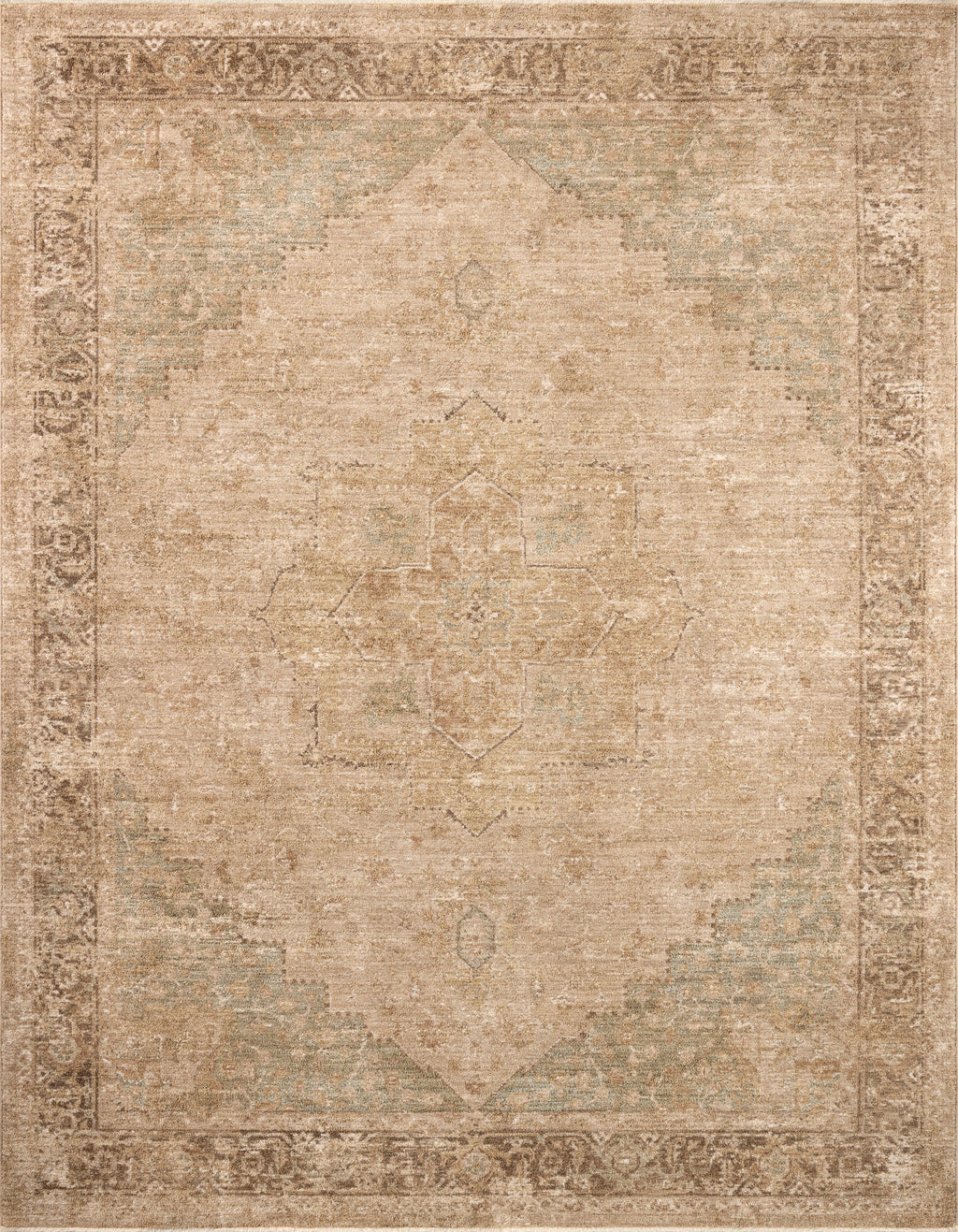 Mavelle Storie Natural Spa area rug - Detail View