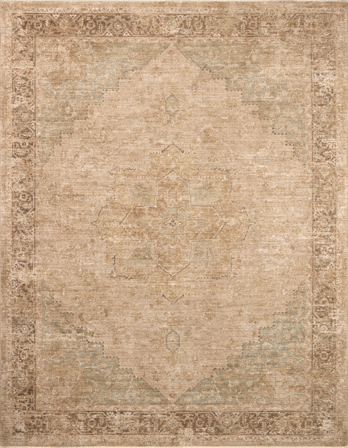 Mavelle Storie Natural Spa area rug - Detail View