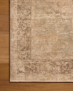 Mavelle Storie Natural Spa area rug - Styled in Room