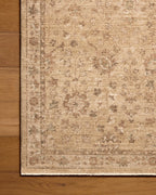 Mavelle Storrie Wheat Earth area rug - Styled in Room