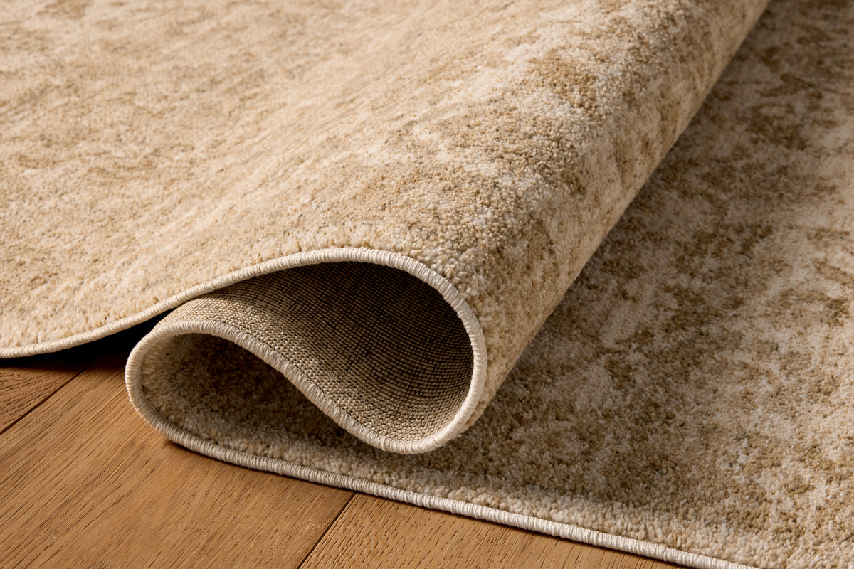 Mavelle Storrie Ivory Oatmeal area rug - Side View