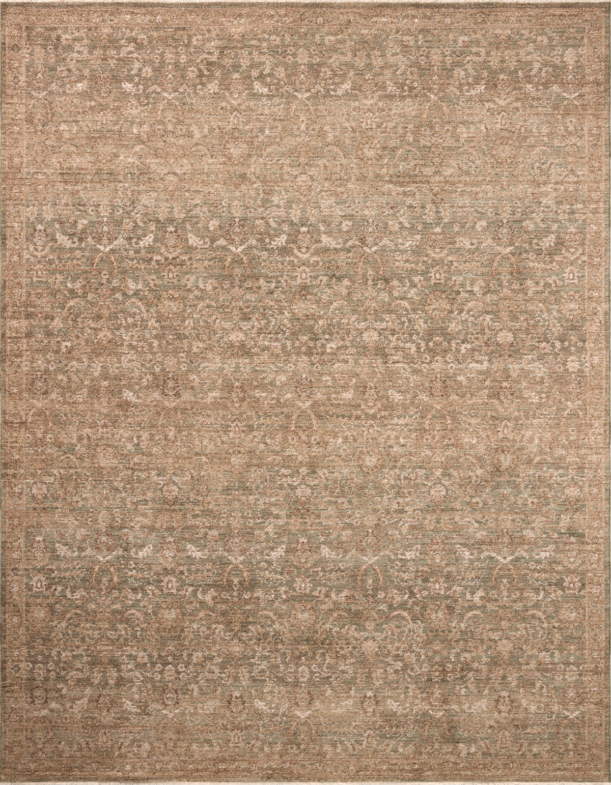 Mavelle Storrie Thyme Tan area rug - Detail View