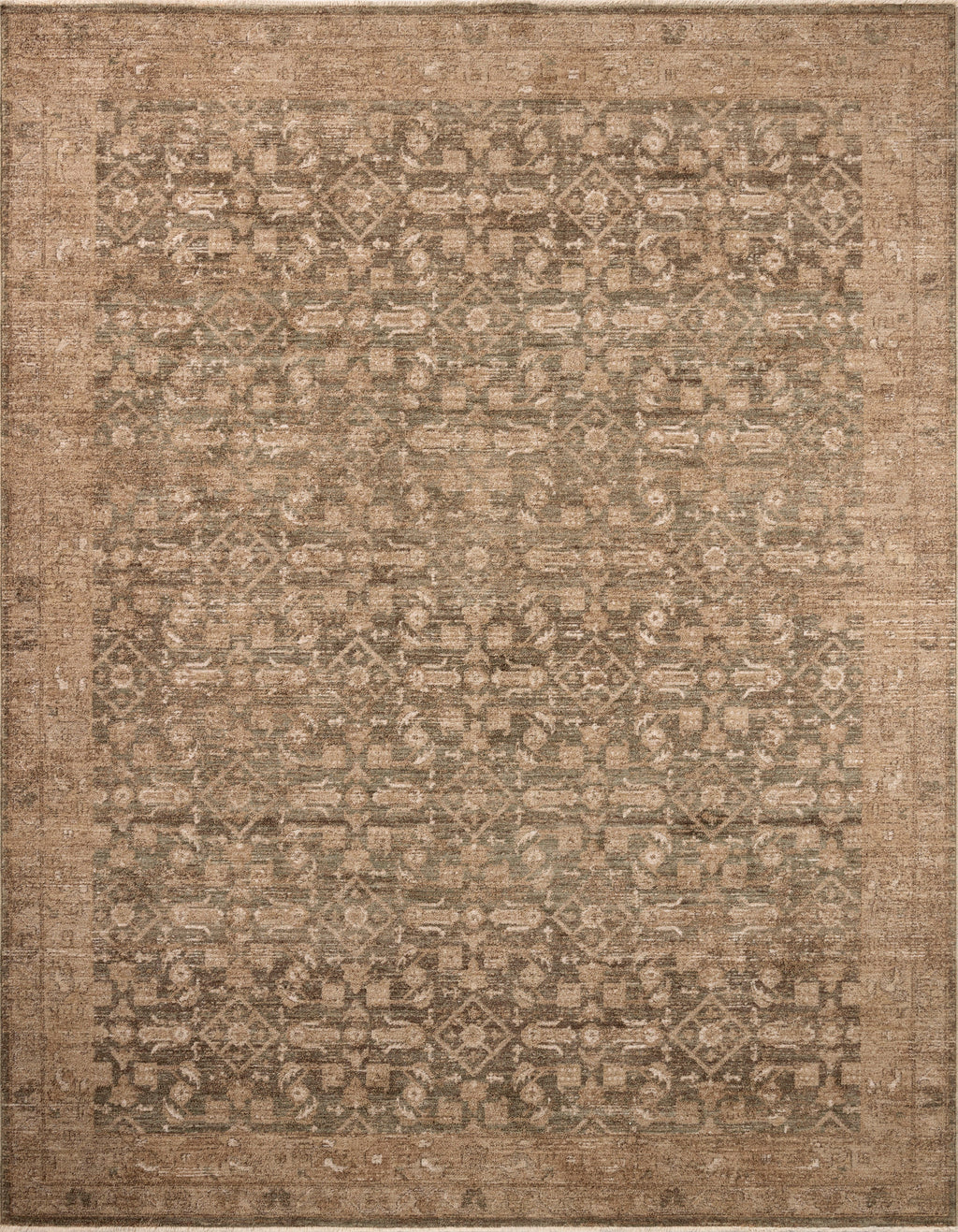 Mavelle Storrie Lagoon Earth area rug - Detail View