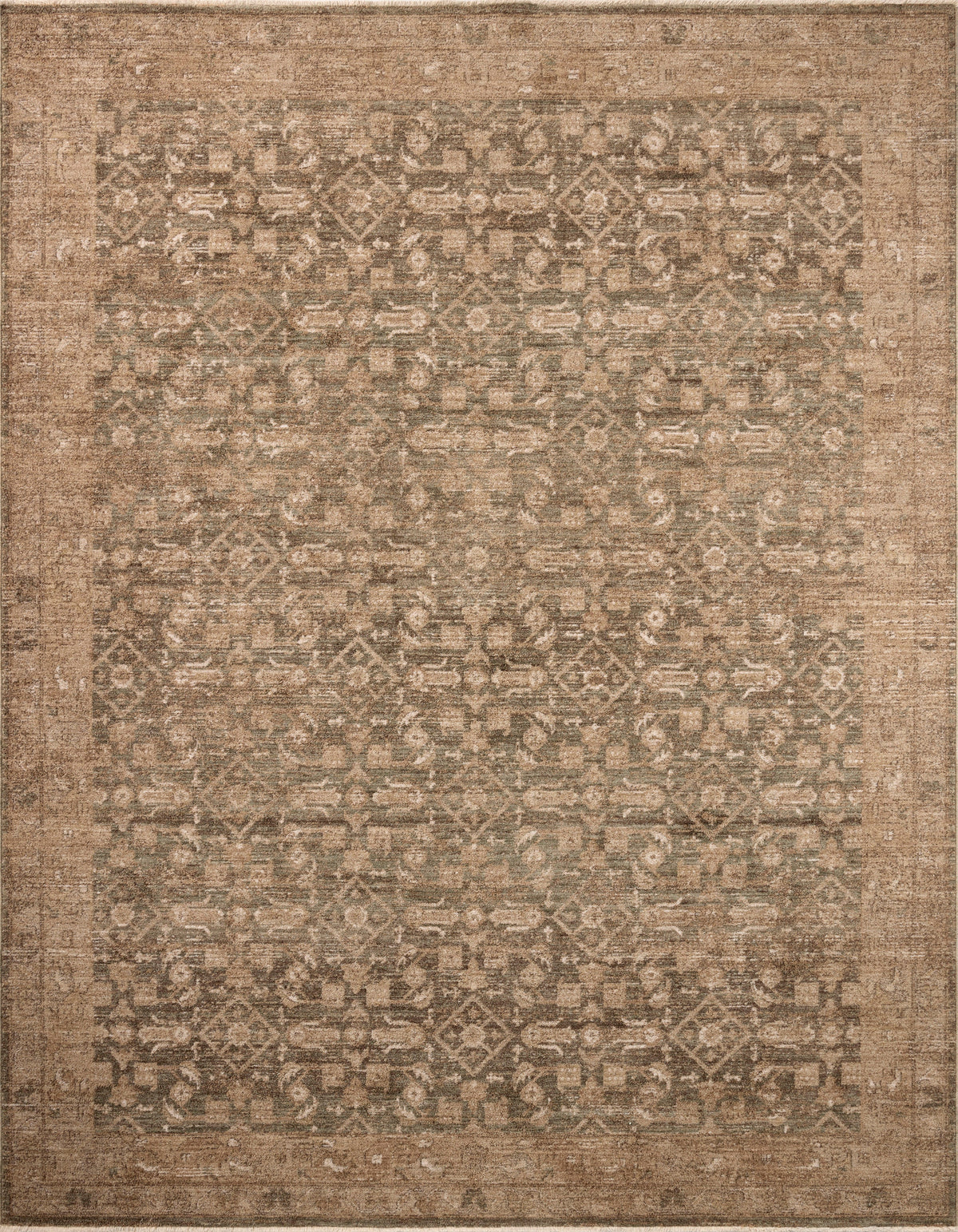 Mavelle Storrie Lagoon Earth area rug - Detail View