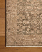 Mavelle Storrie Lagoon Earth area rug - Styled in Room