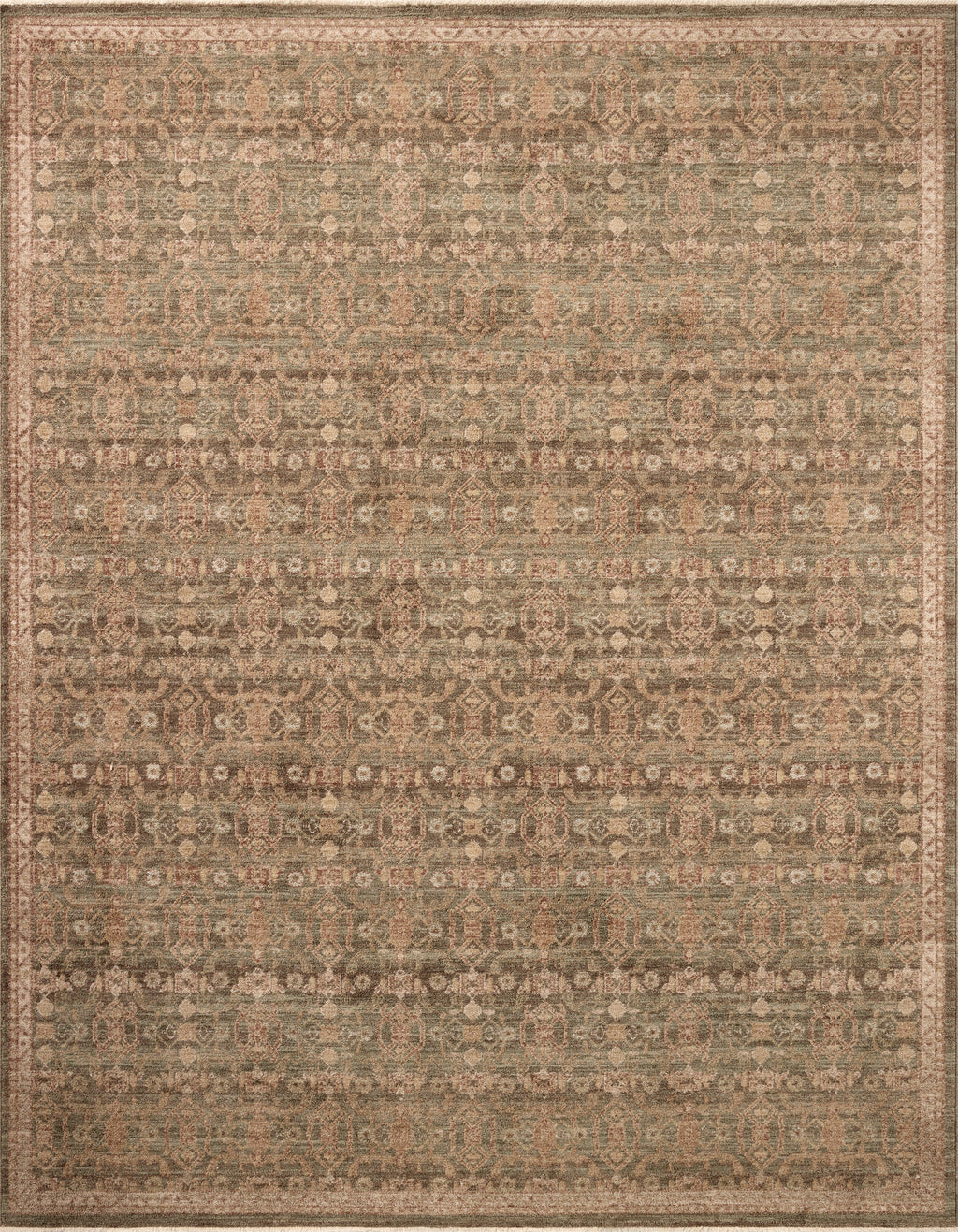 Mavelle Storrie Lagoon Spice area rug - Detail View