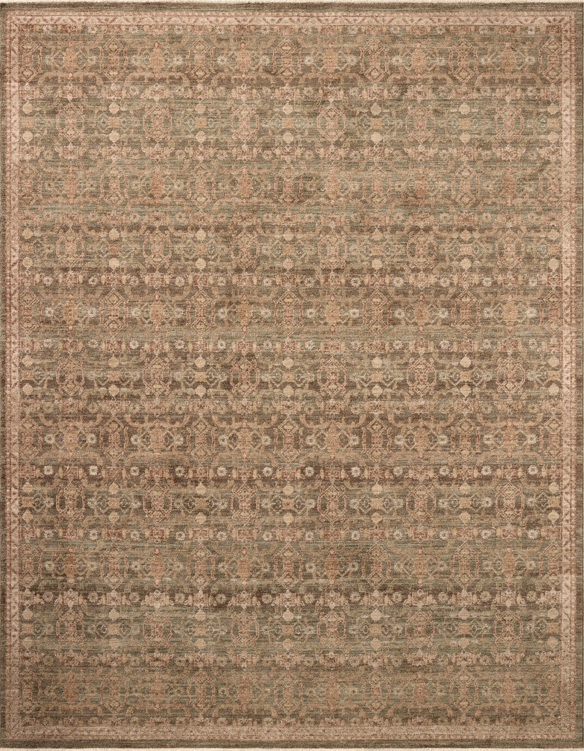 Mavelle Storrie Lagoon Spice area rug - Detail View