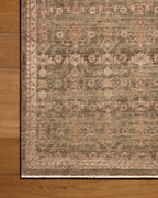 Mavelle Storrie Lagoon Spice area rug - Styled in Room