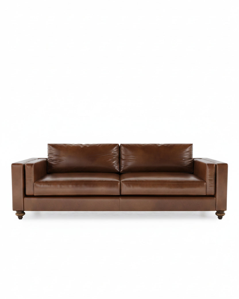 Mavelle Andrews Leather Sofa sofa - Detail View