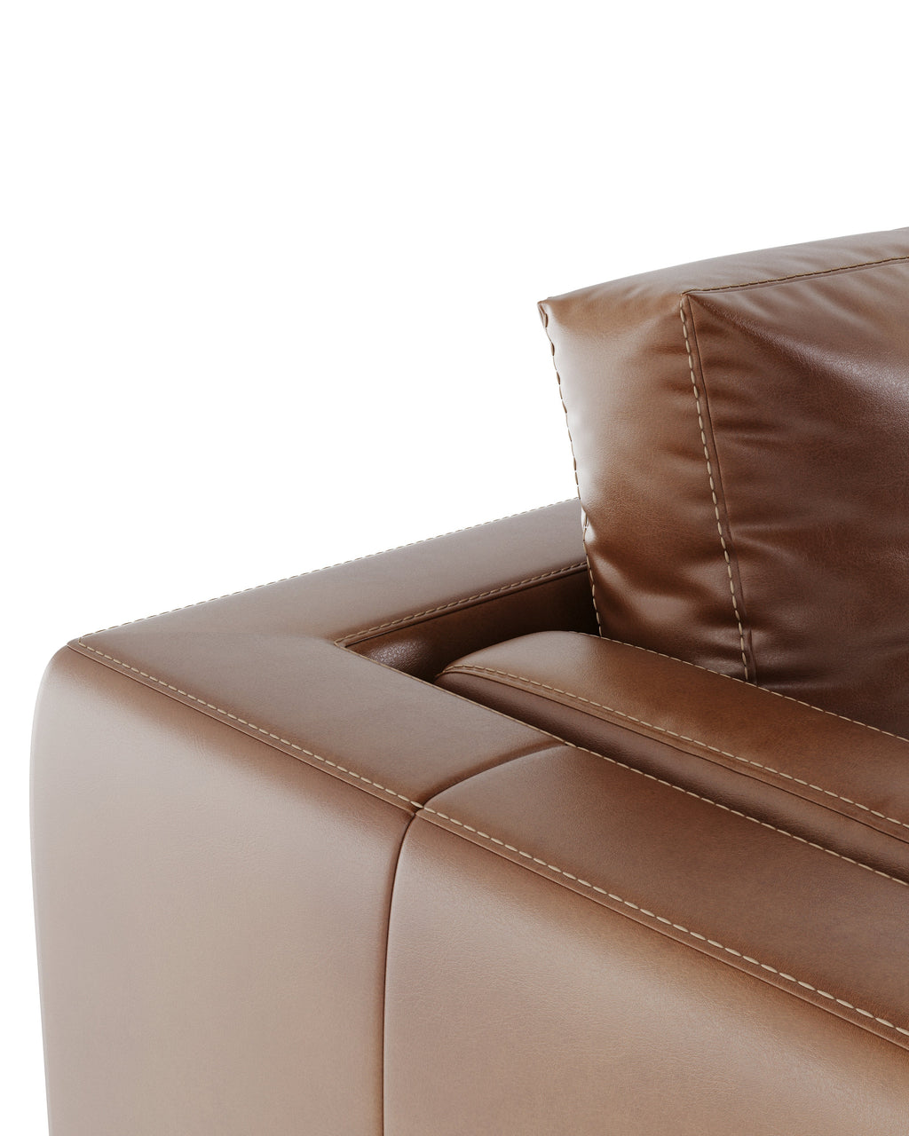 Mavelle Andrews Leather Sofa sofa - Alternate View