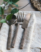Mavelle Copper Flatware Set of Five flatware set