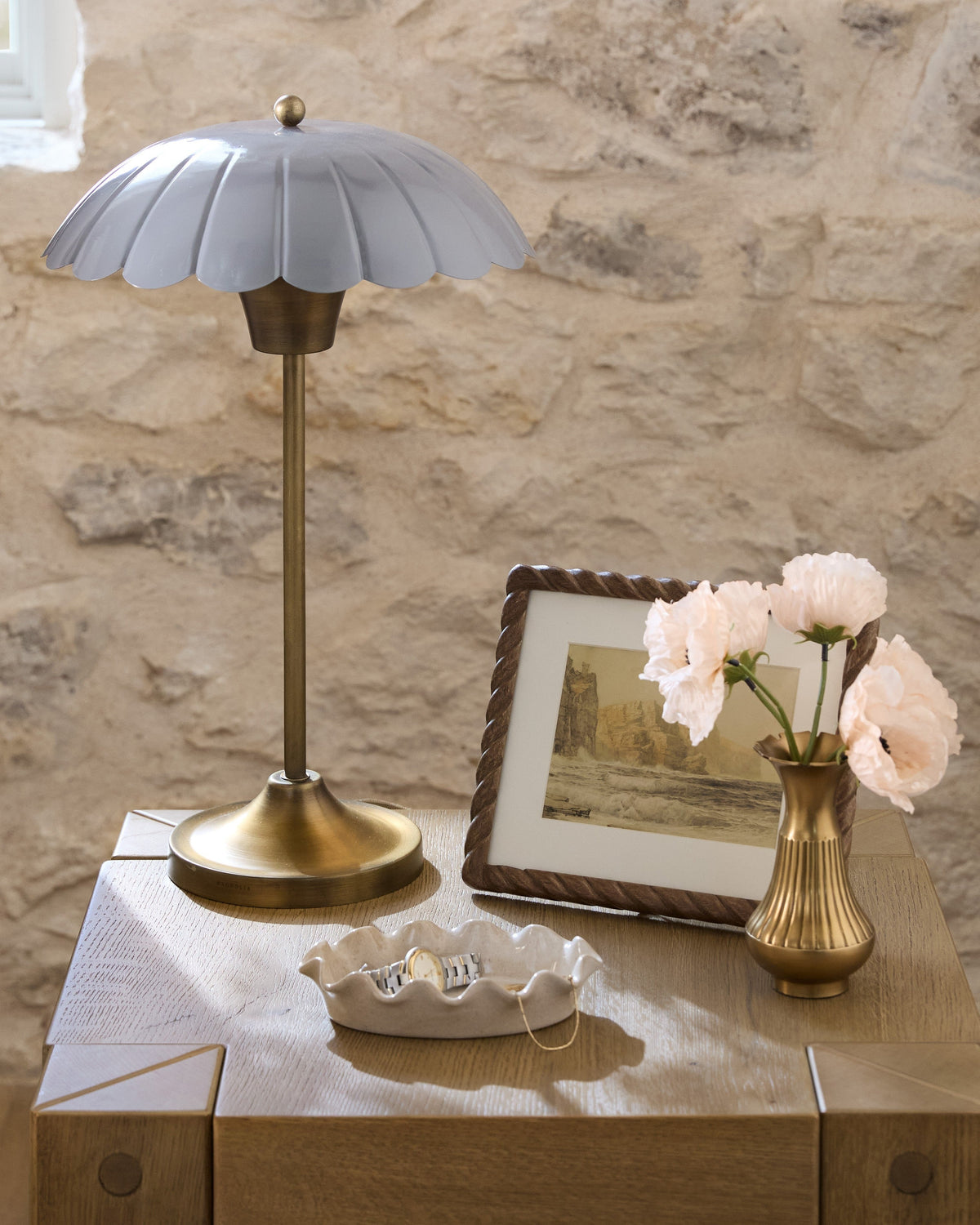 Mavelle Carolyn Enamel Table Lamp table lamp