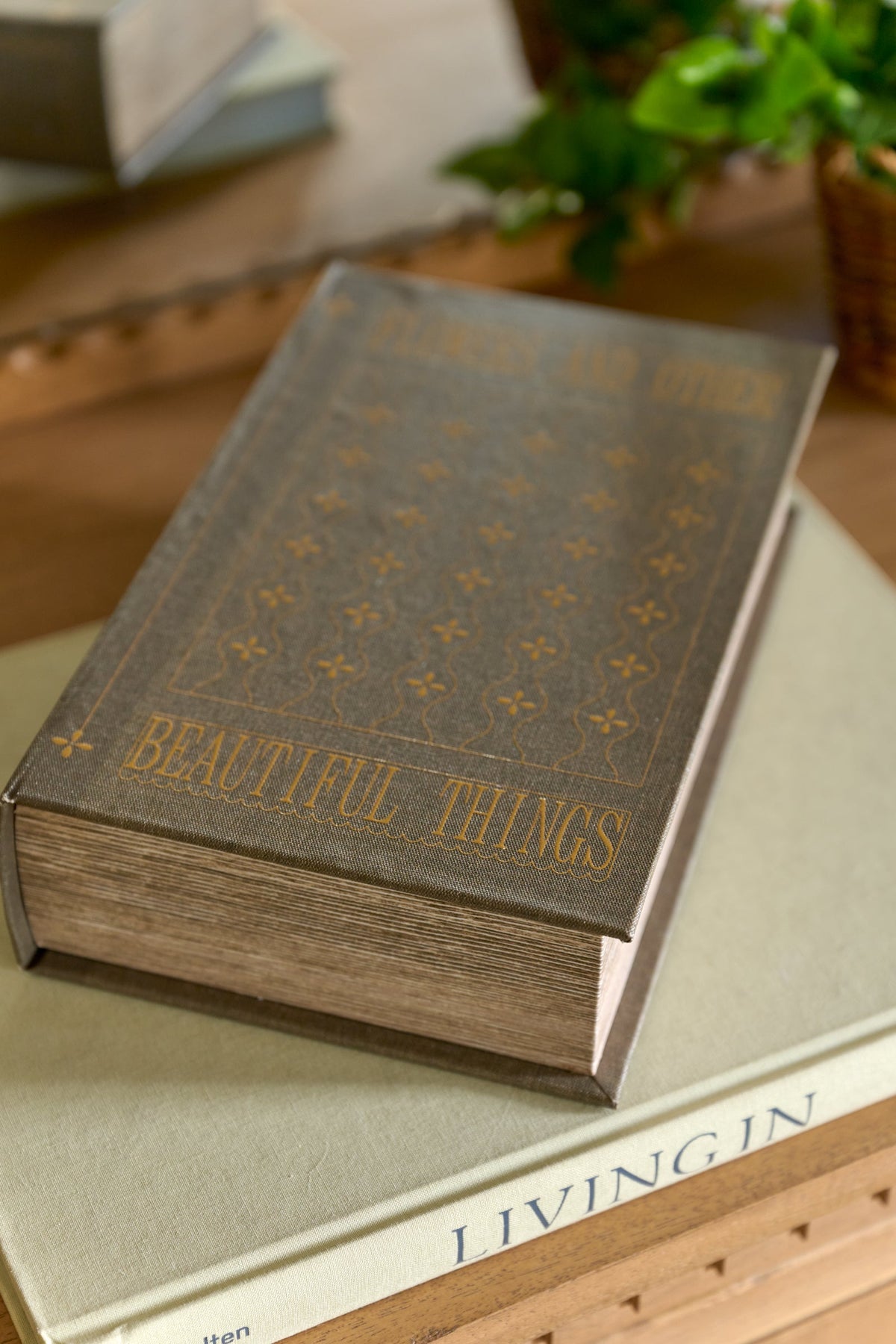 Mavelle Antique Inspired Handcrafted Book Box decorative box - View 9