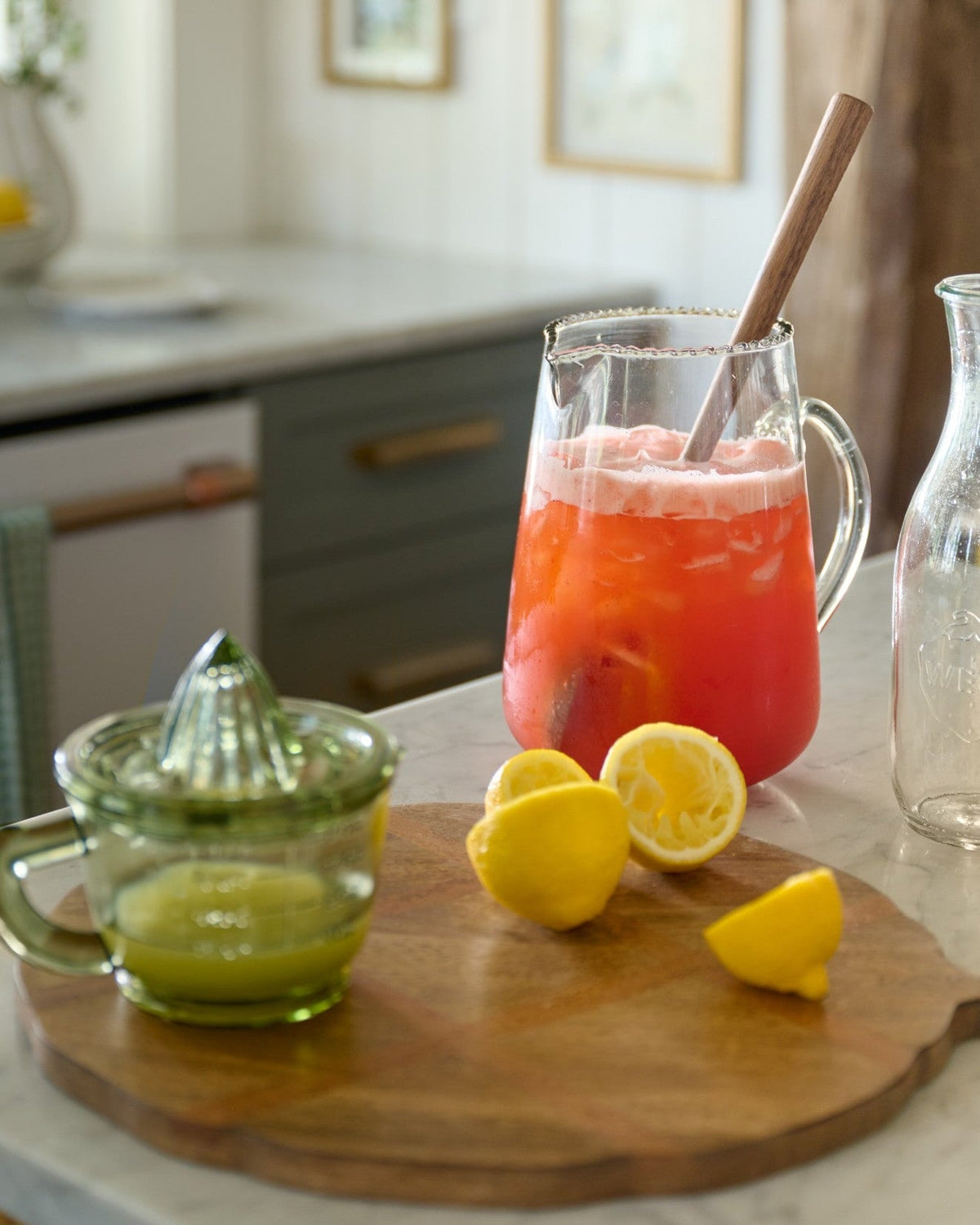 Mavelle Elizabeth Bottle Cut Pitcher pitcher - Styled in Room