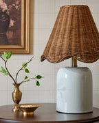 Mavelle Farrah Table Lamp - Mist Blue table lamp - Alternate View