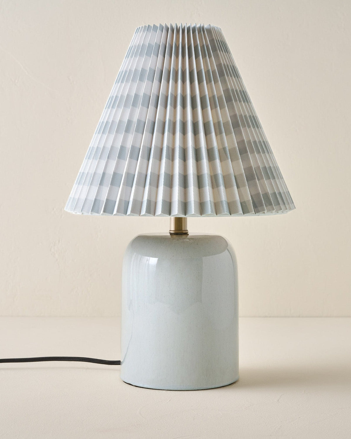 Mavelle Farrah Table Lamp - Mist Blue table lamp - Detail View
