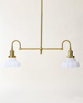Mavelle Polly Milk Glass Chandelier chandelier