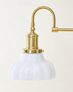 Mavelle Polly Milk Glass Chandelier chandelier - Close-Up