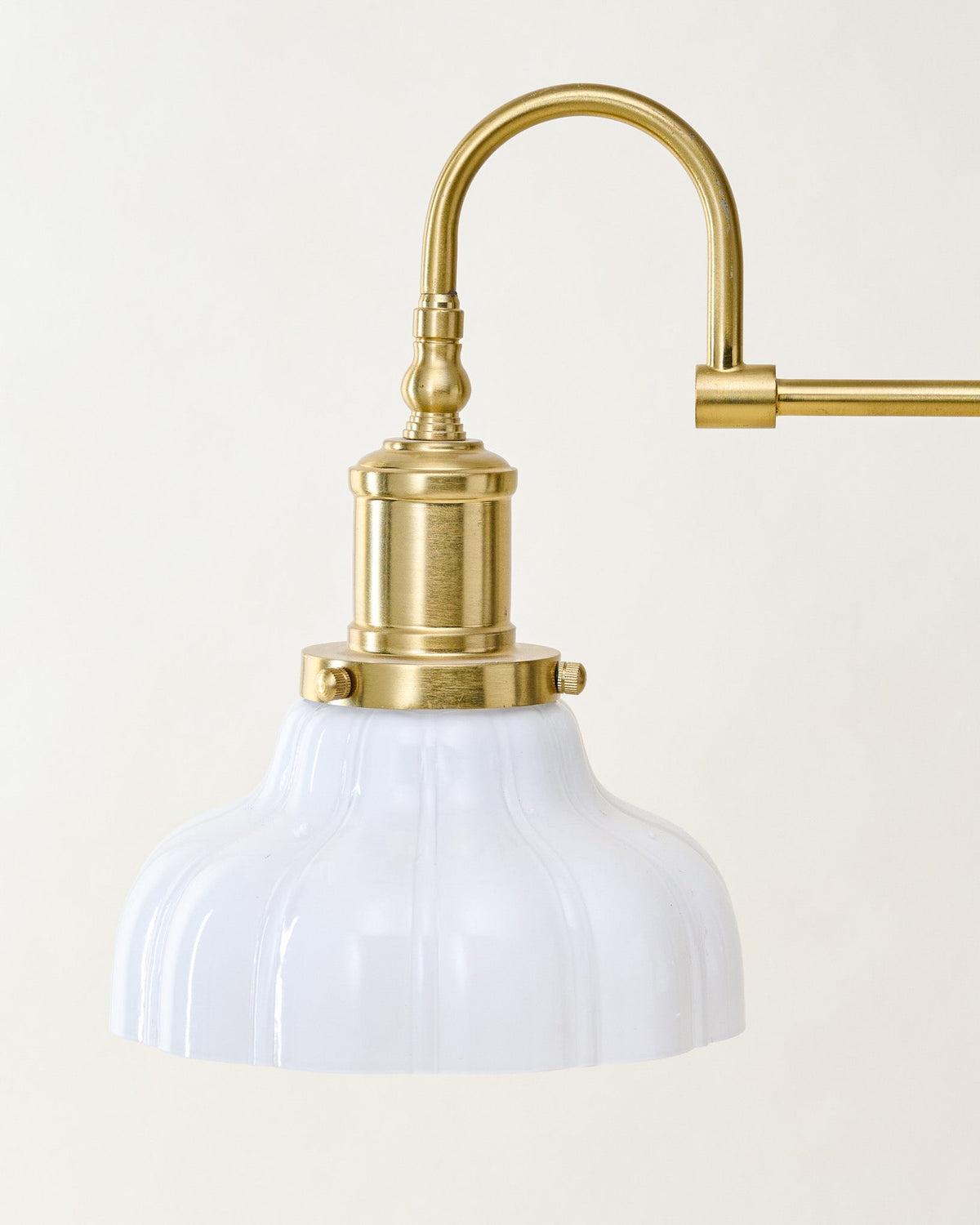 Mavelle Polly Milk Glass Chandelier chandelier - Close-Up
