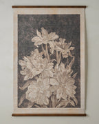 Mavelle Vintage Bloom Sketch Tapestry wall tapestry