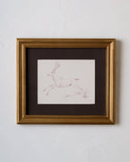 Mavelle Woodland Deer Sketch framed wall art
