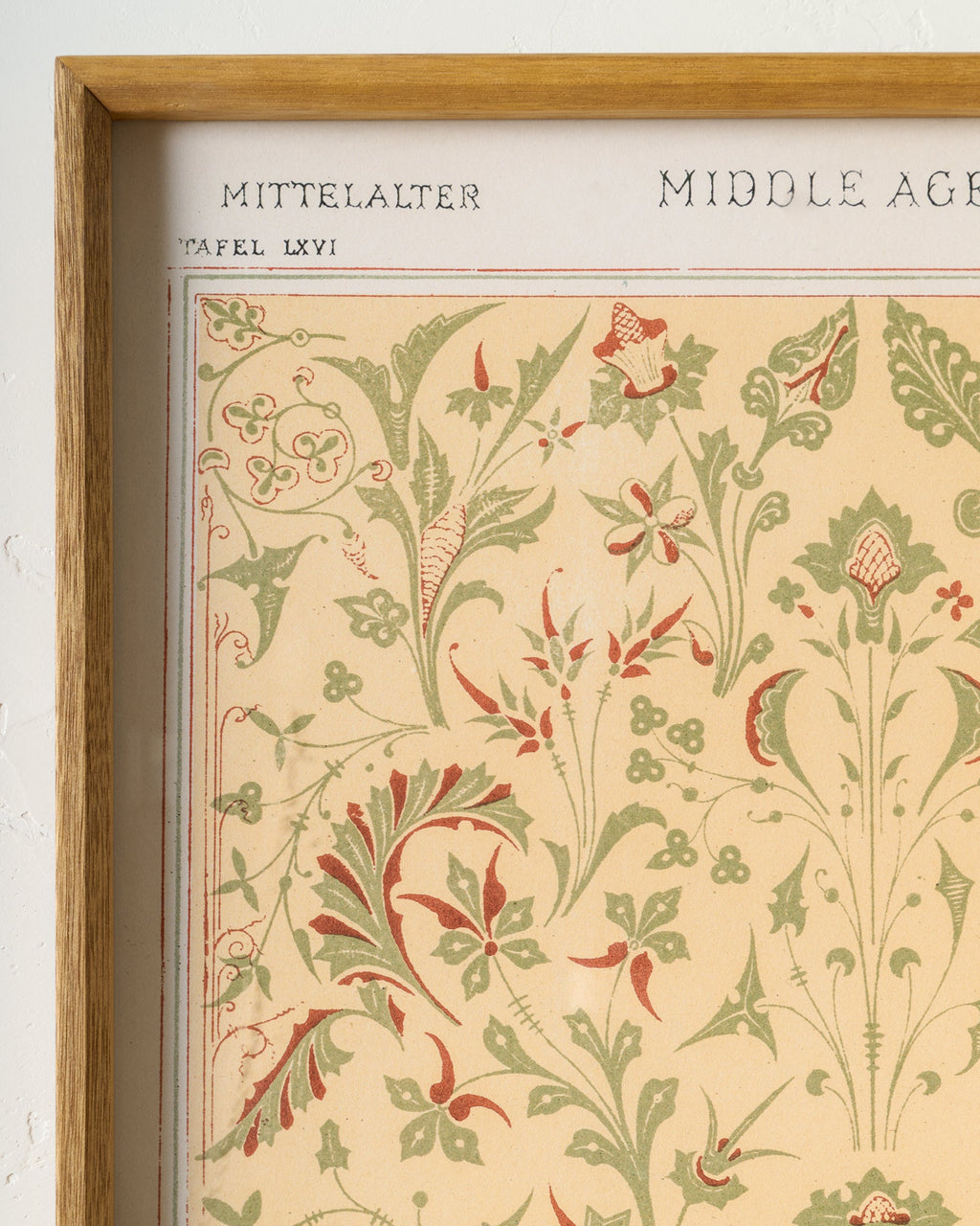 Mavelle Botanical Renaissance Poster framed wall art - Styled in Room