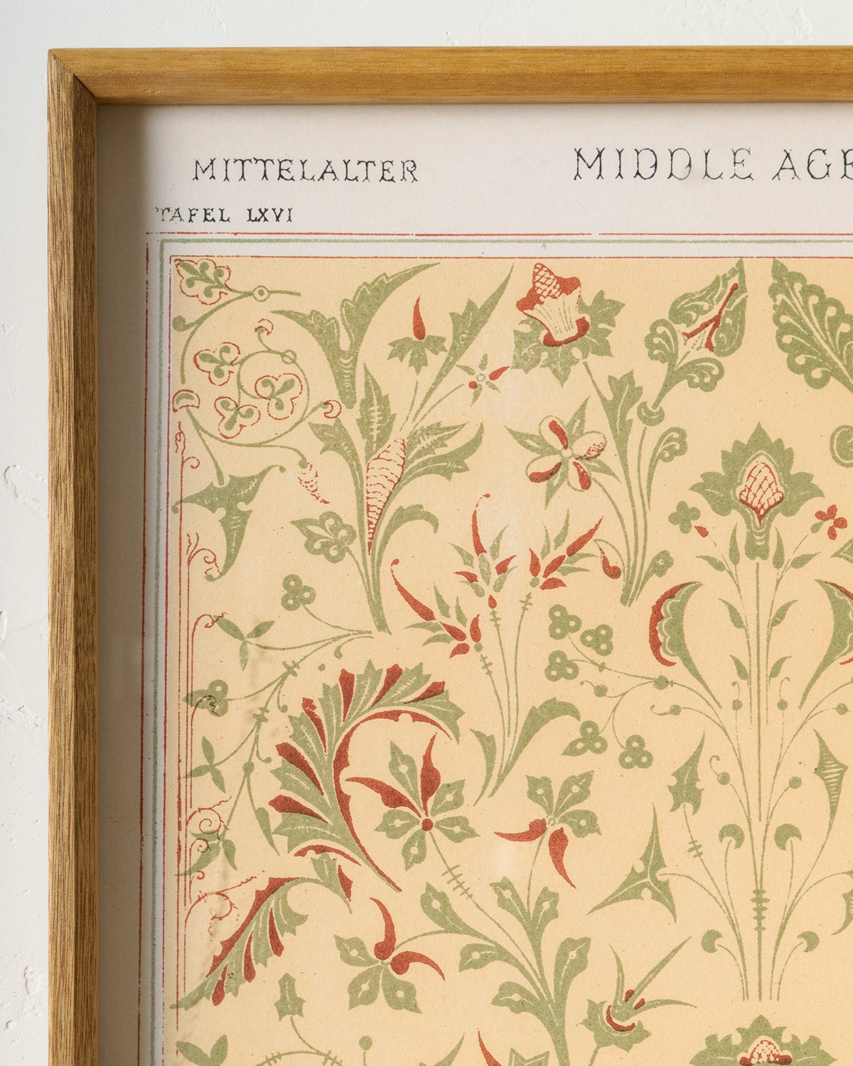 Mavelle Botanical Renaissance Poster framed wall art - Styled in Room