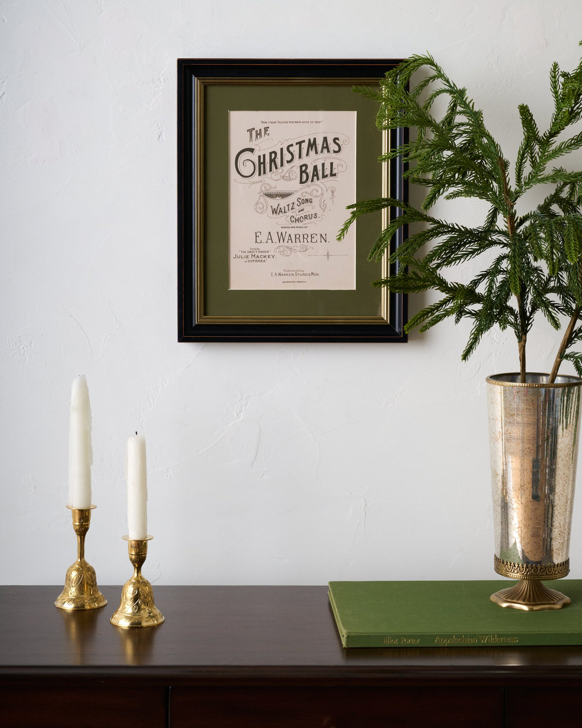 Mavelle The Christmas Ball Framed Print framed wall art - Styled in Room