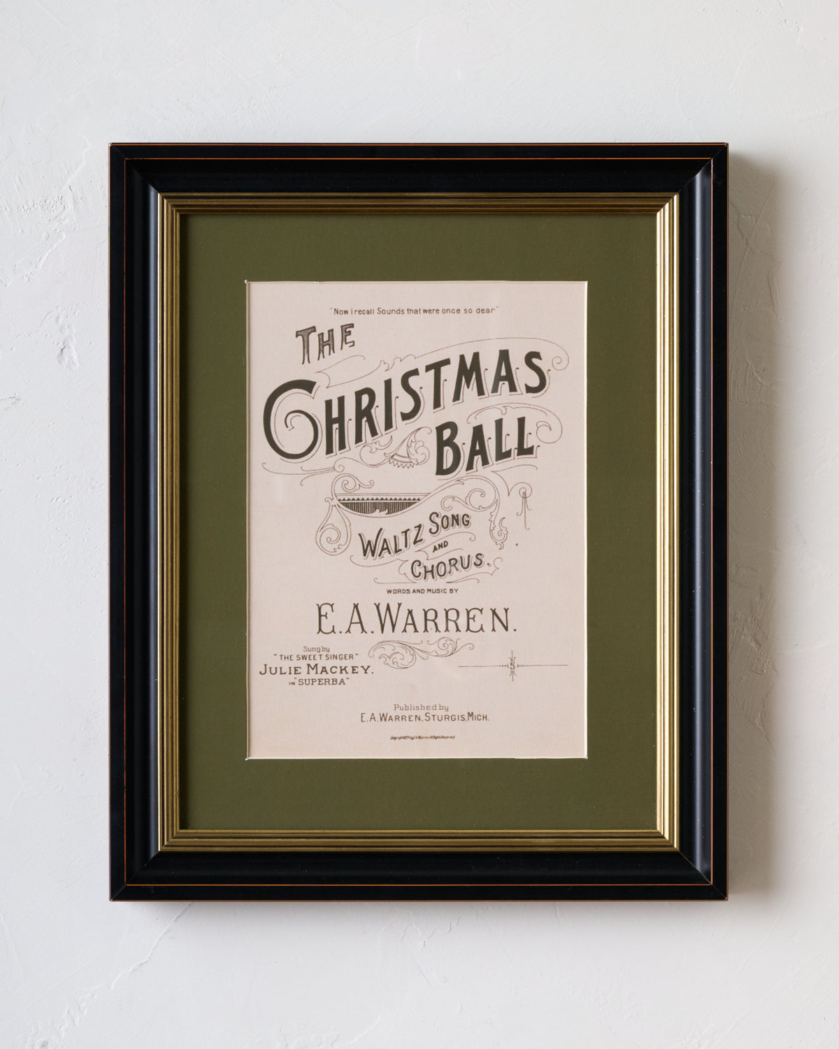 Mavelle The Christmas Ball Framed Print framed wall art