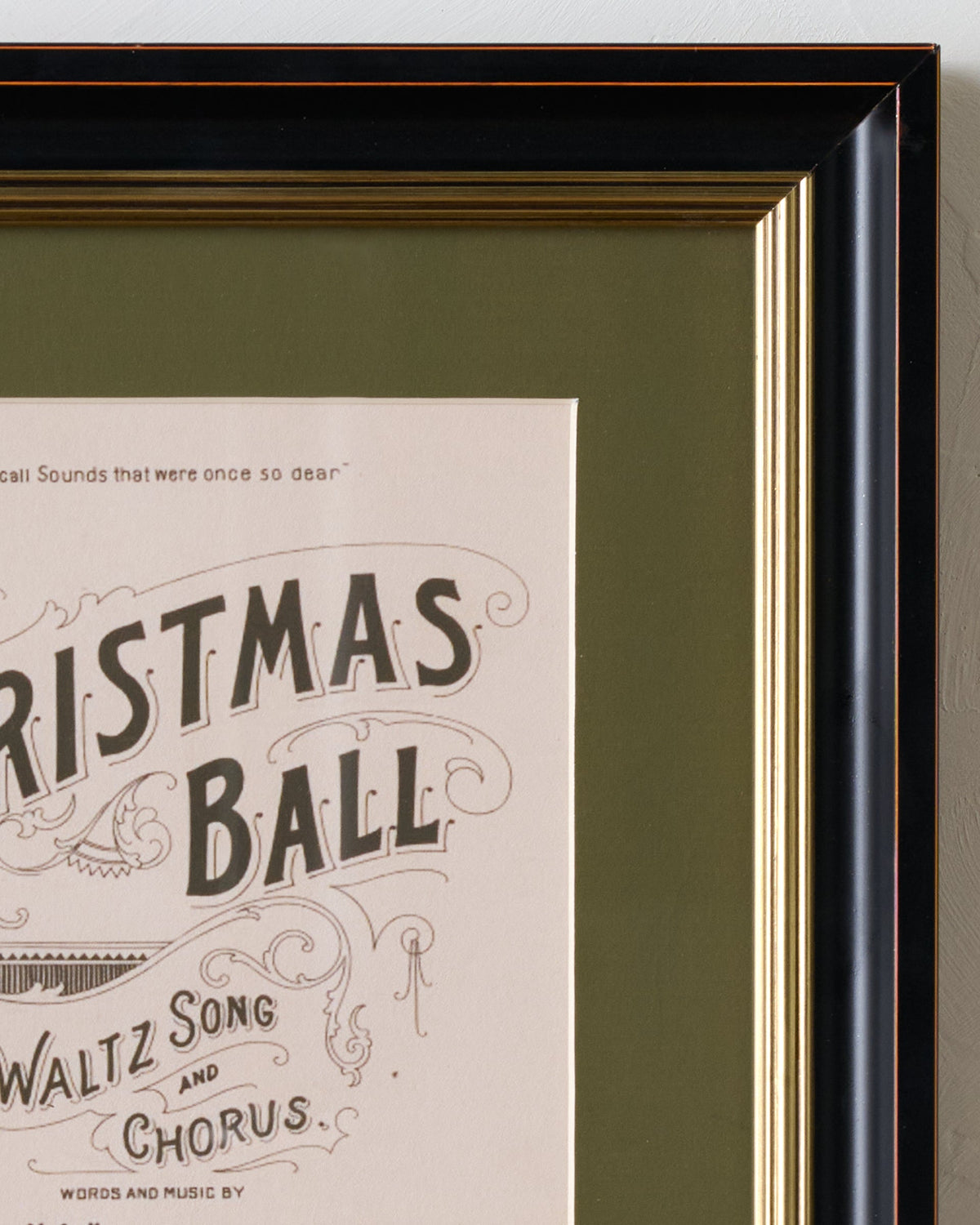 Mavelle The Christmas Ball Framed Print framed wall art - Close-Up