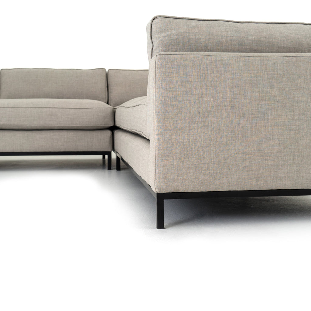 Mavelle Arthur 3 Piece Sectional sectional sofa - Styled in Room