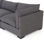 Mavelle Monroe 3 Piece Sectional sectional sofa - Side View