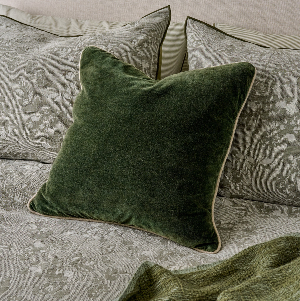 Mavelle Heirloom Velvet Pillow throw pillow - Alternate View