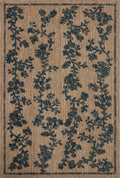 Mavelle Winslet Latte Navy area rug - Detail View