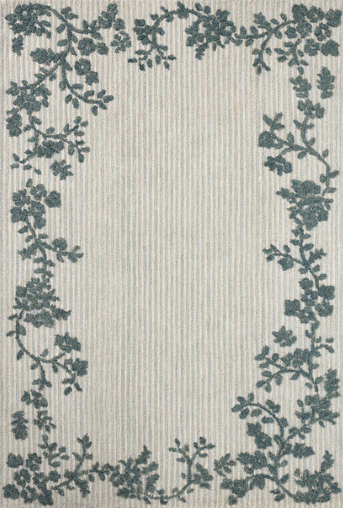 Mavelle Winslet Denim Ivory area rug - Detail View