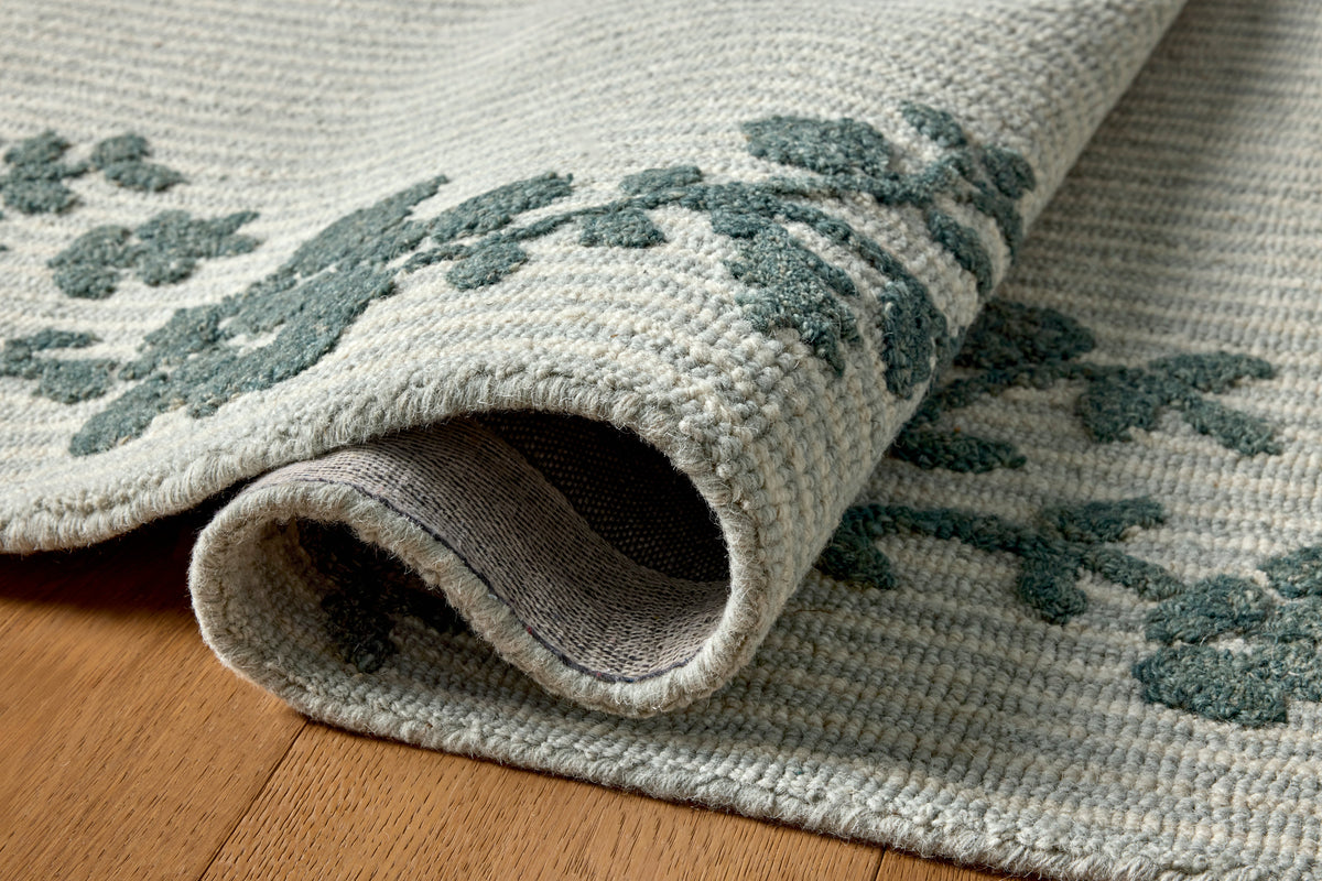 Mavelle Winslet Denim Ivory area rug - Side View