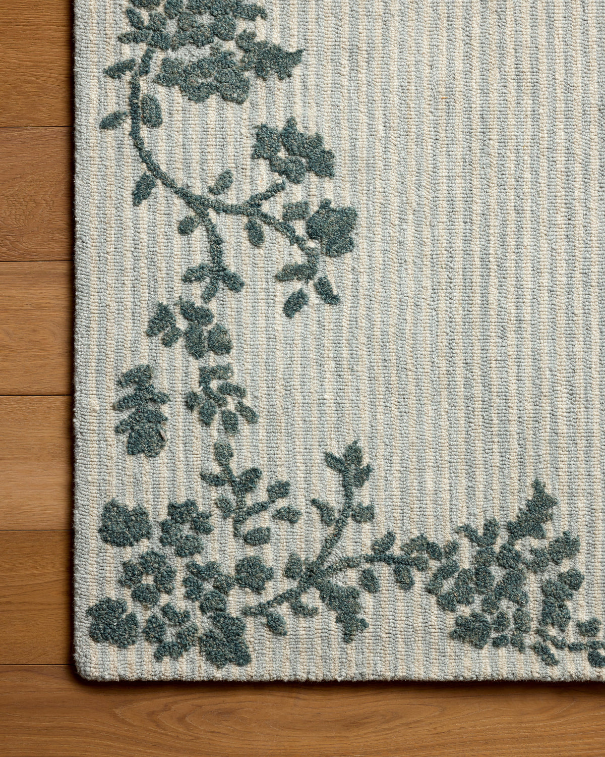 Mavelle Winslet Denim Ivory area rug - Styled in Room