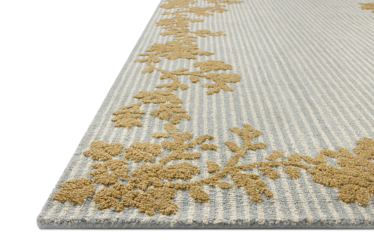 Mavelle Winslet Sky Wheat area rug - Close-Up