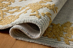 Mavelle Winslet Sky Wheat area rug - Side View
