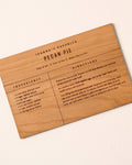 Mavelle Wooden Recipe Card kitchen tool