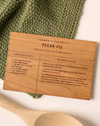 Mavelle Wooden Recipe Card kitchen tool - Styled in Room