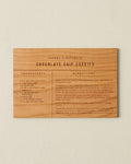 Mavelle Wooden Recipe Card (Chocolate Chip Cookies) kitchen tool