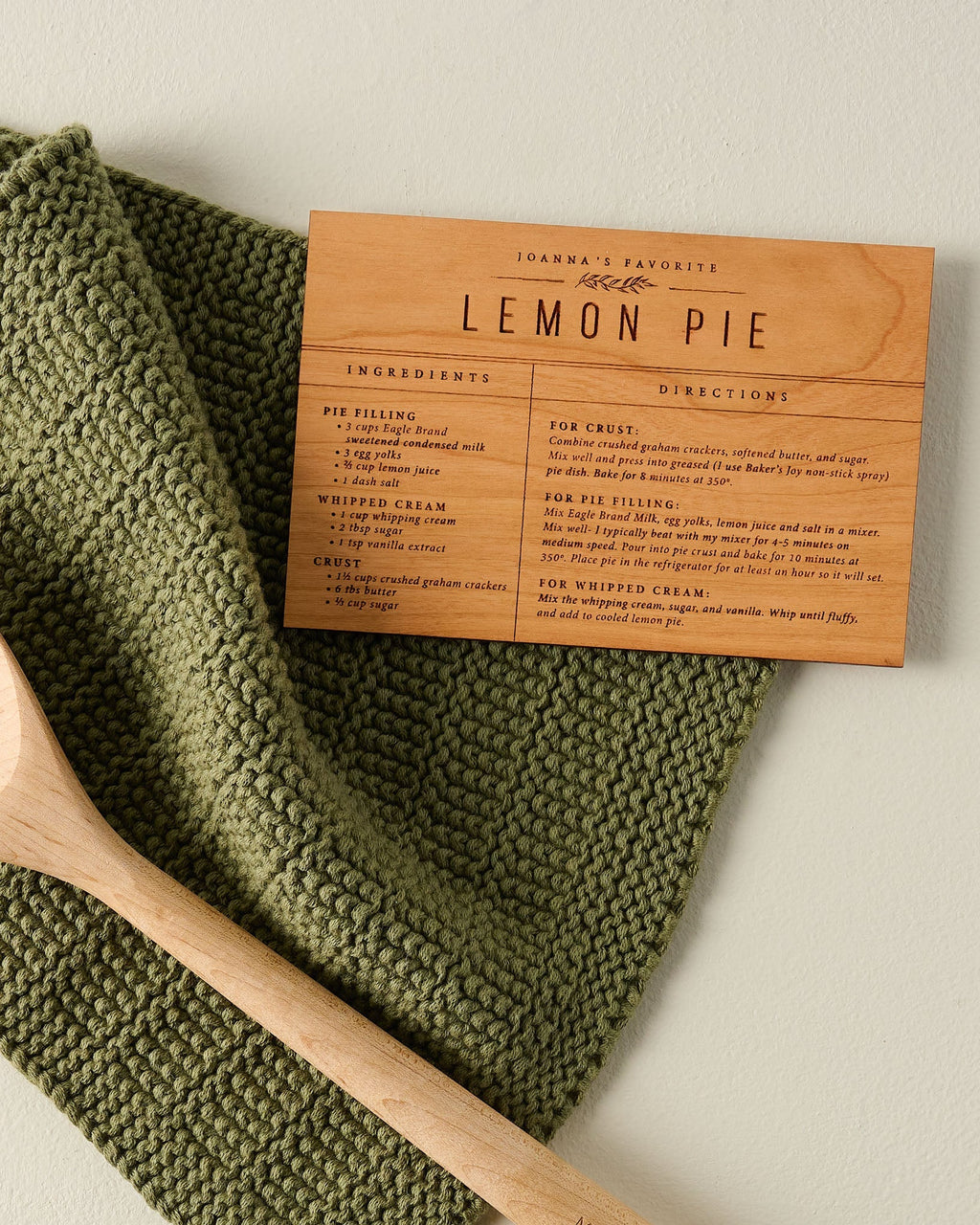 Mavelle Wooden Recipe Card kitchen tool - View 7